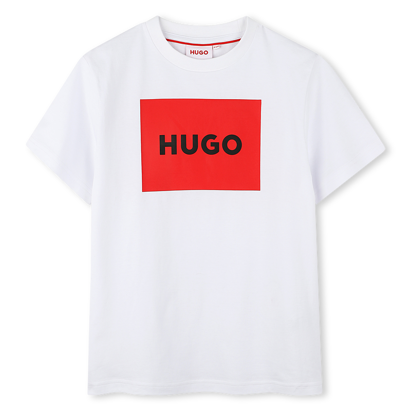 Short-sleeved cotton T-shirt HUGO 
                    BOY