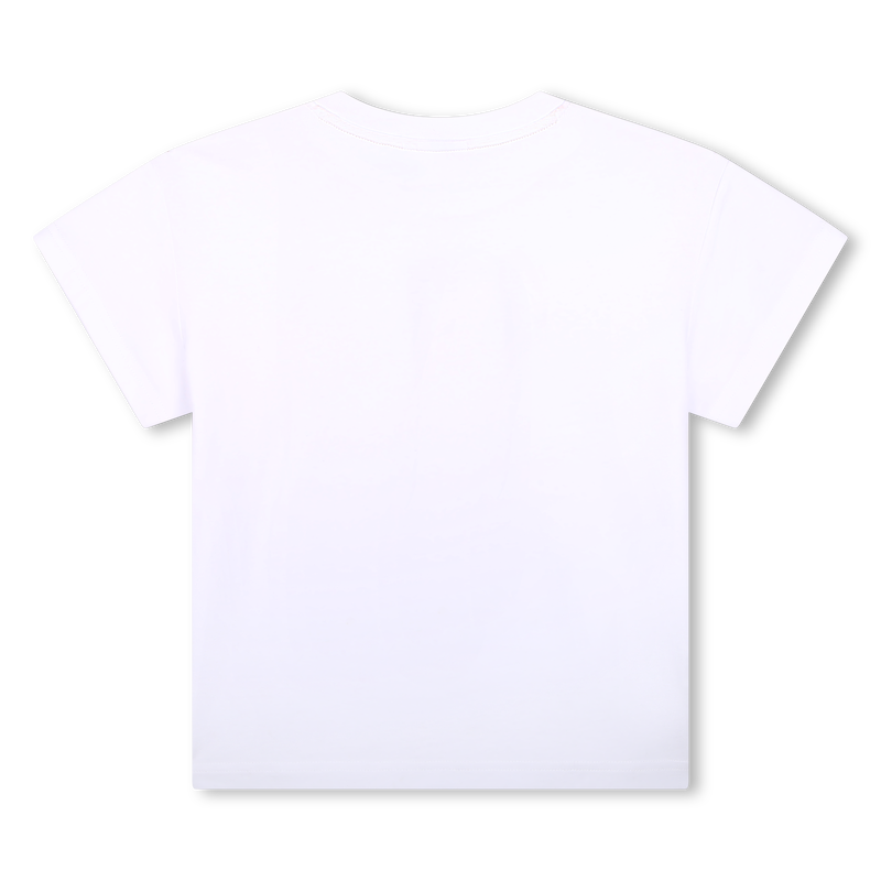 Cotton T-shirt with logo print HUGO 
                    GIRL