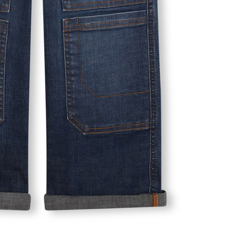 Patch Pocket Wide-Leg Jeans TIMBERLAND 
                    BOY