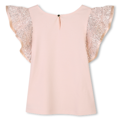 Frilled Sequin T-Shirt CHLOE GIRL