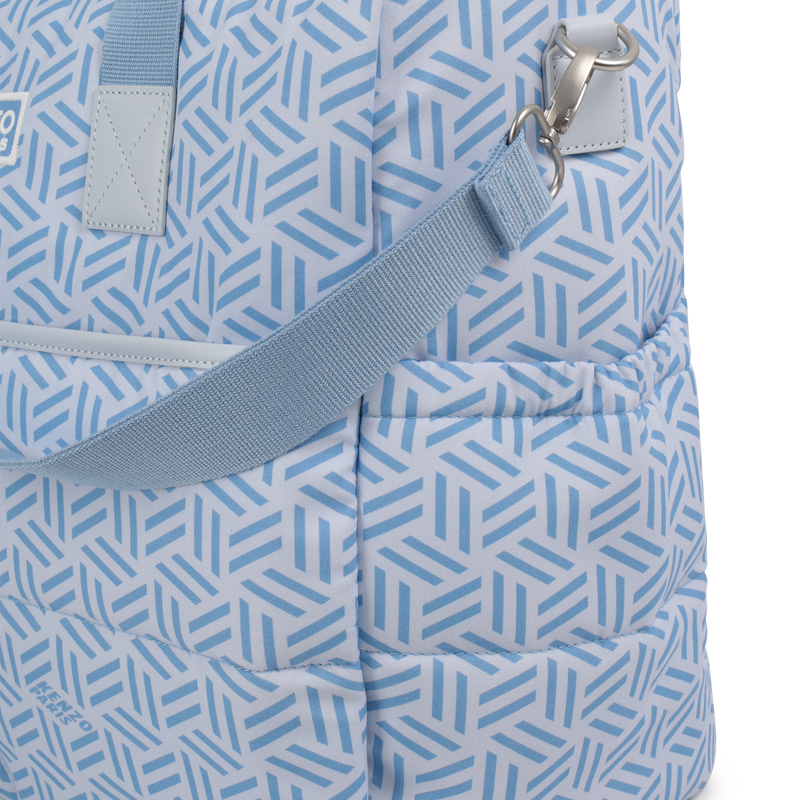 Quilted diaper bag in printed poplin KENZO KIDS 
                    UNISEX