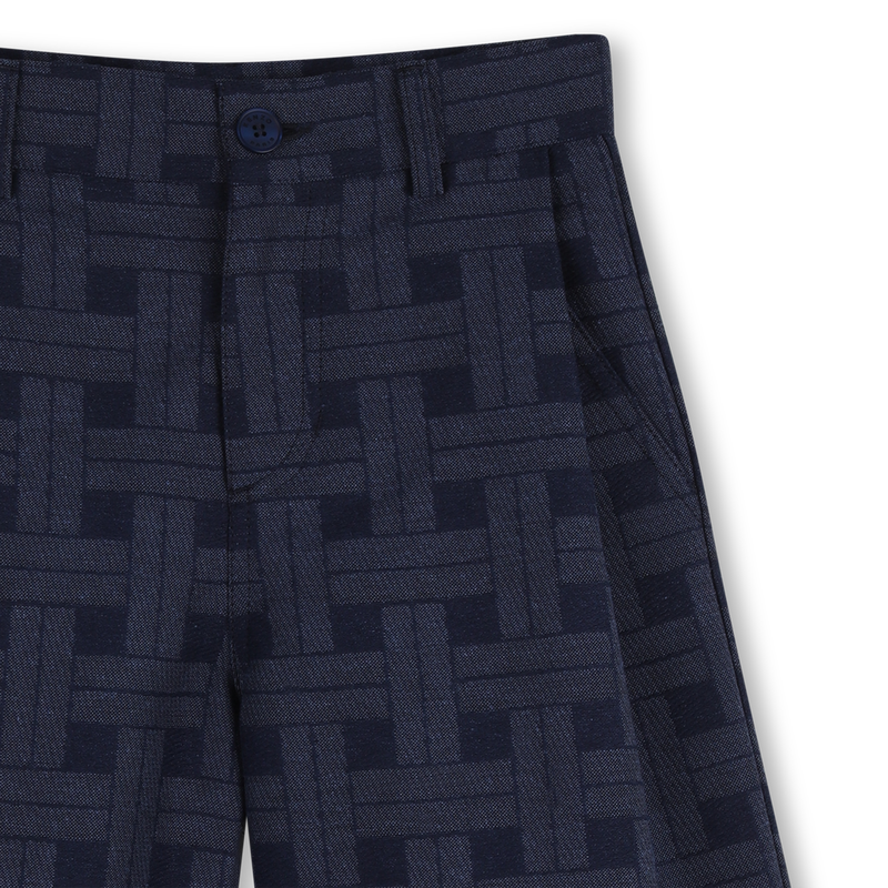 Jacquard Pattern Bermudas KENZO KIDS 
                        BOY