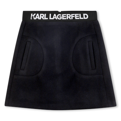 Short skirt KARL LAGERFELD KIDS GIRL