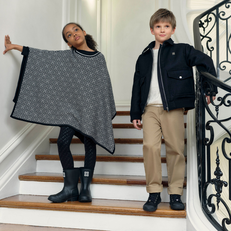 Cotton & Cashmere Cape GIVENCHY 
                    GIRL