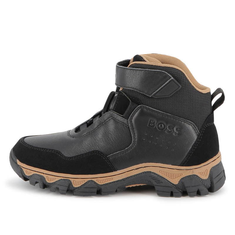 Mixed material ankle boot BOSS 
                        BOY