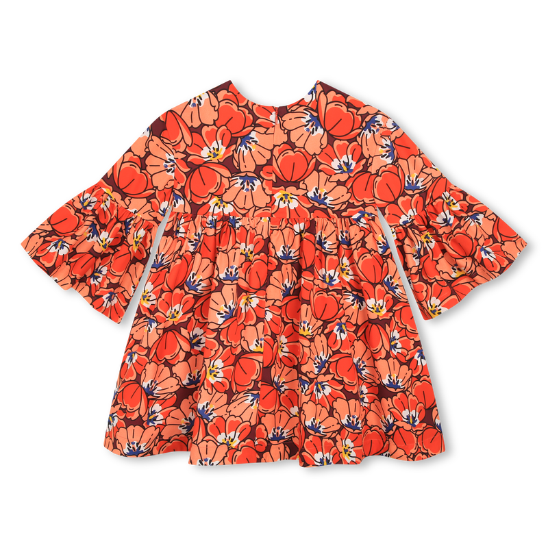 Printed zip-up dress KENZO KIDS 
                    GIRL
