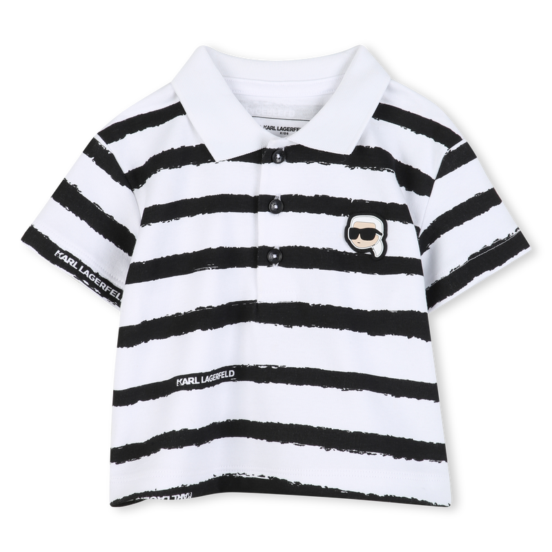 Cotton Outfit Set KARL LAGERFELD KIDS 
                        BOY