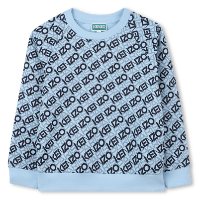 Printed Cotton Sweatshirt KENZO KIDS BOY