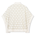 Zip-Up Knit Cape MICHAEL KORS 
                    GIRL