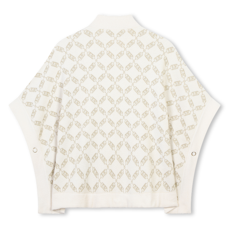 Zip-Up Knit Cape MICHAEL KORS 
                        GIRL
