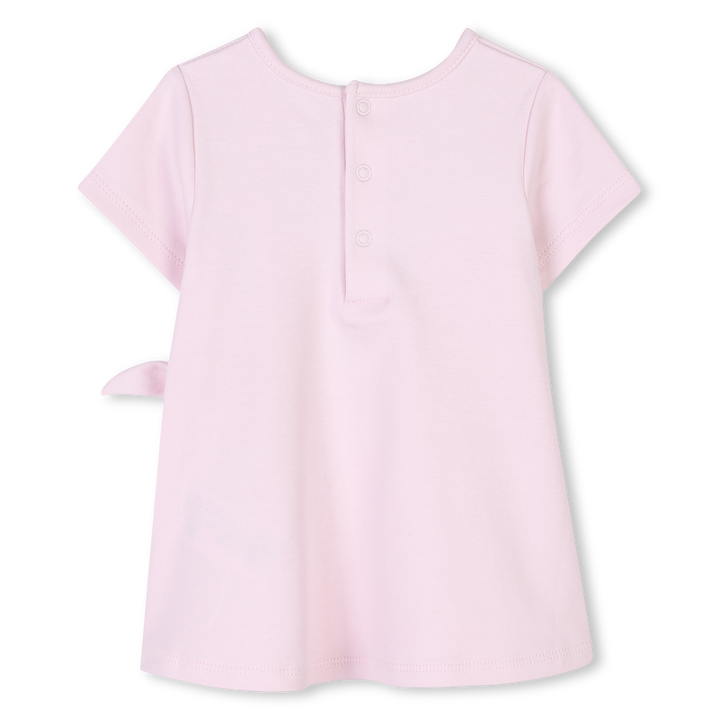 Short-sleeved cotton dress MICHAEL KORS 
                        GIRL