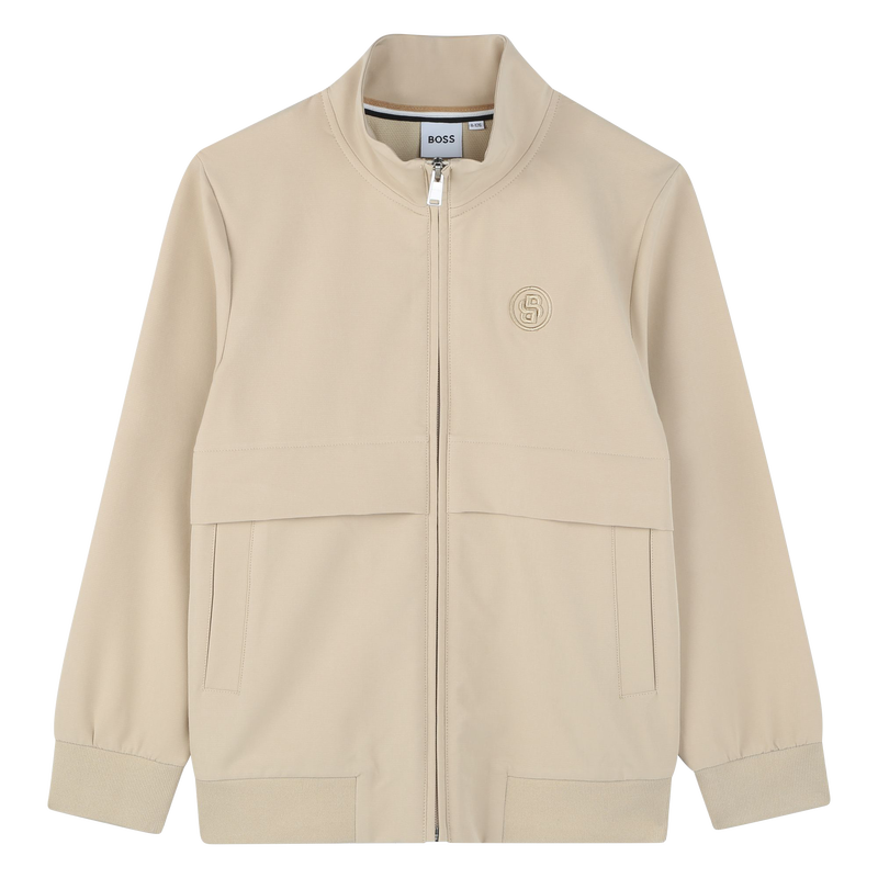 Plain zipped sweatshirt BOSS 
                        BOY