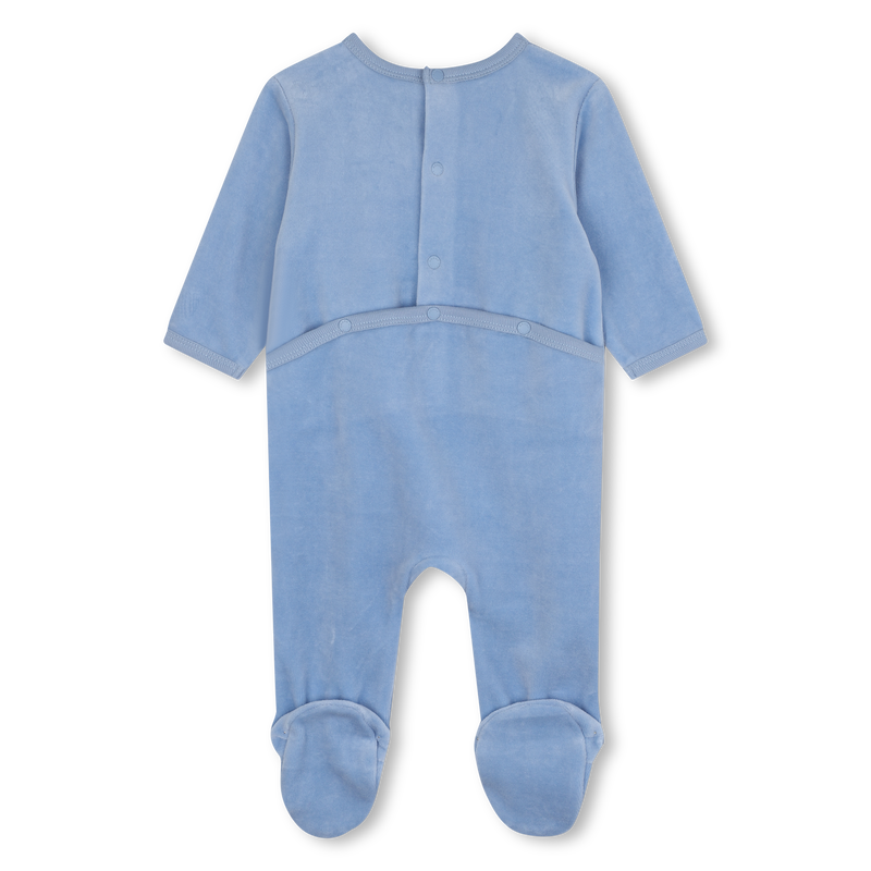 Embroidered Velvet Pajamas KENZO KIDS 
                        BOY