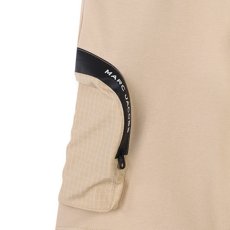 Cotton fleece Bermuda shorts MARC JACOBS 
                        BOY