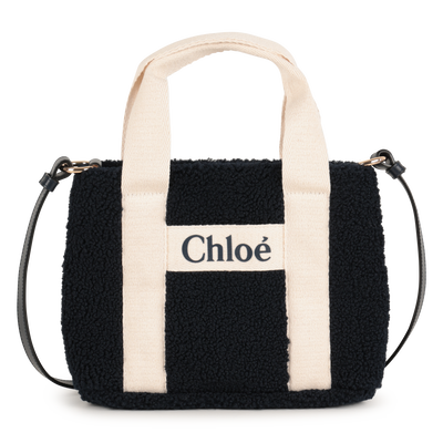 Tote bag in sheepskin fleece CHLOE GIRL