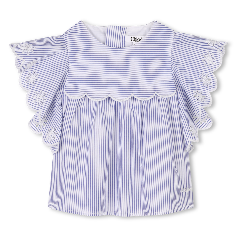 Short-sleeved cotton blouse CHLOE 
                    GIRL