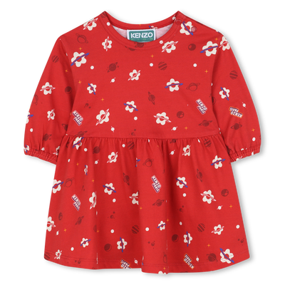 Long sleeve dress KENZO KIDS GIRL