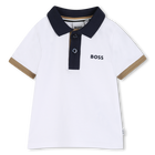 Short-Sleeved Polo Shirt, WHITE, hi-res