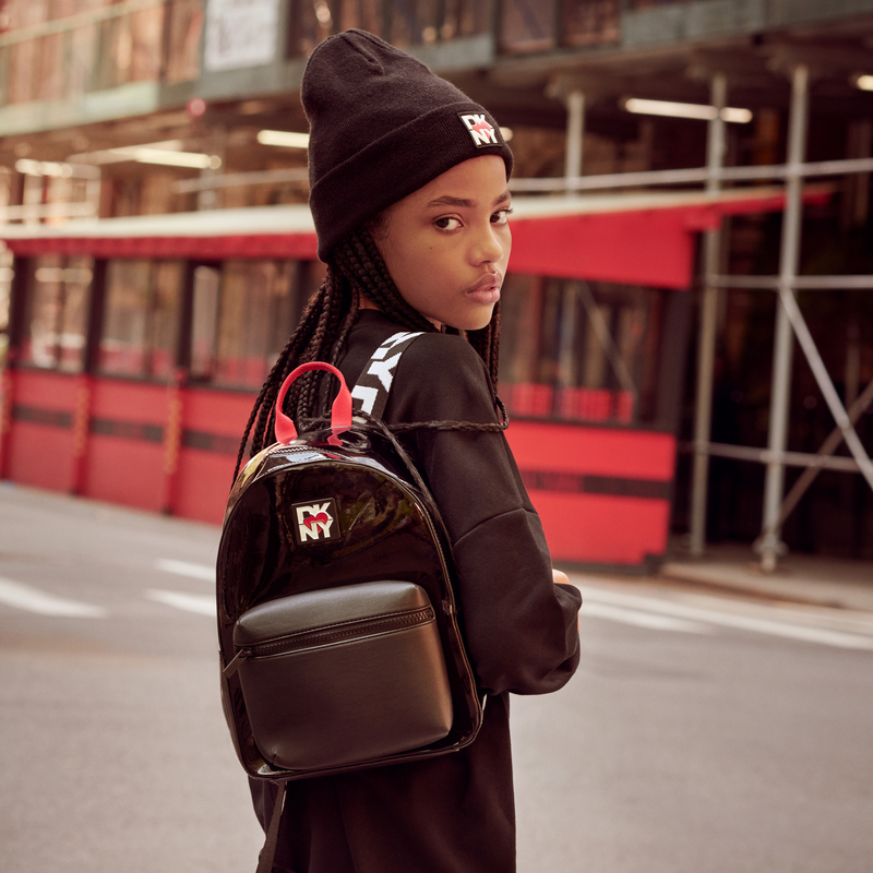 Coated Textile Backpack DKNY 
                    GIRL
