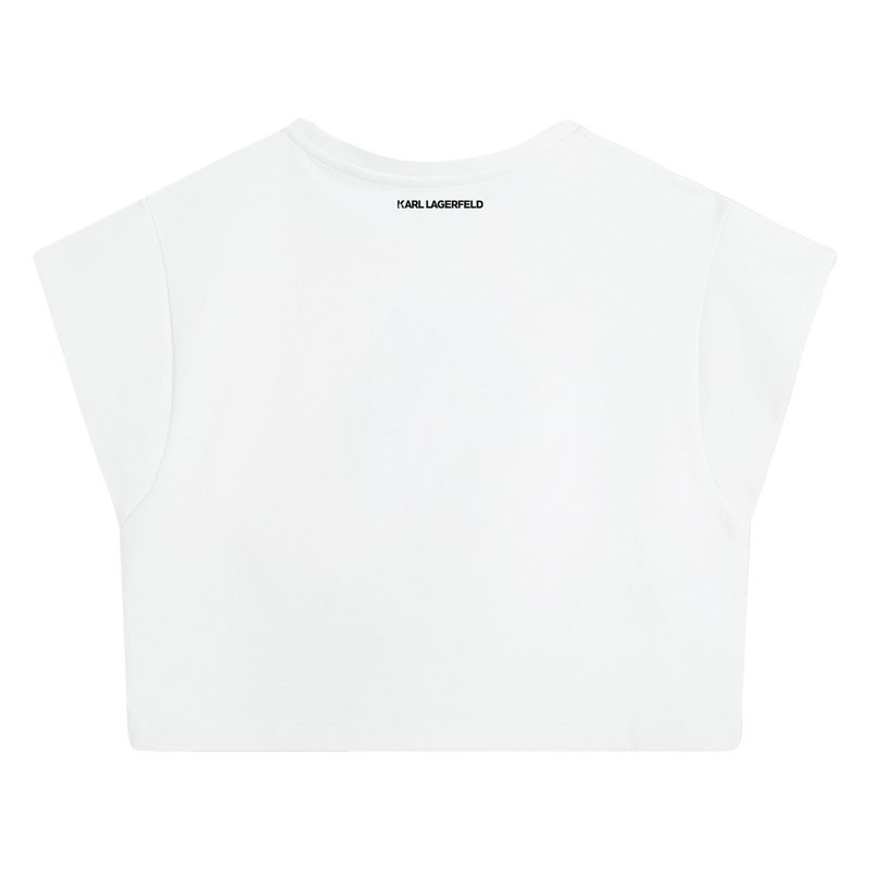 Diamanté Illustration Top KARL LAGERFELD KIDS 
                    GIRL