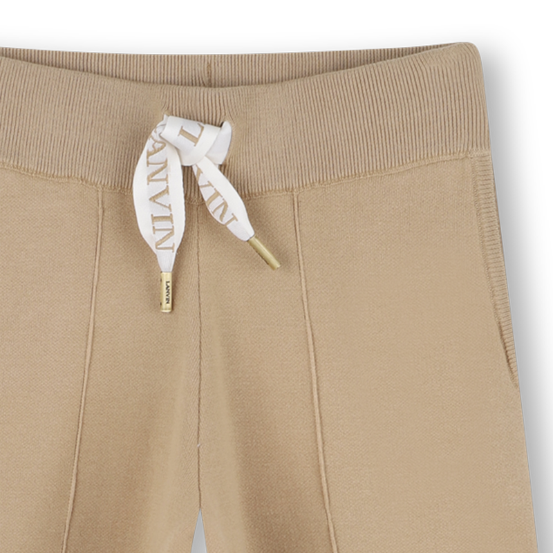 Wide-leg knit trousers LANVIN 
                    GIRL