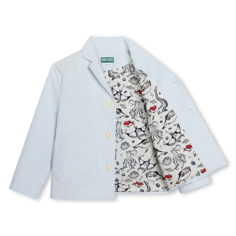 Striped suit jacket KENZO KIDS 
                    BOY