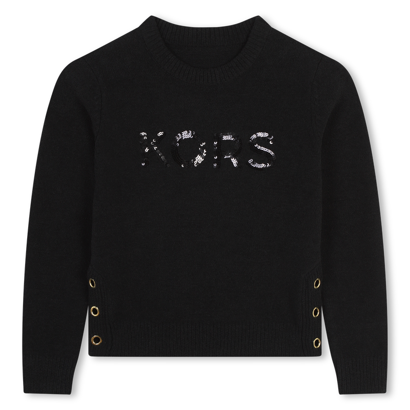 Sequin Logo Sweater MICHAEL KORS 
                        GIRL