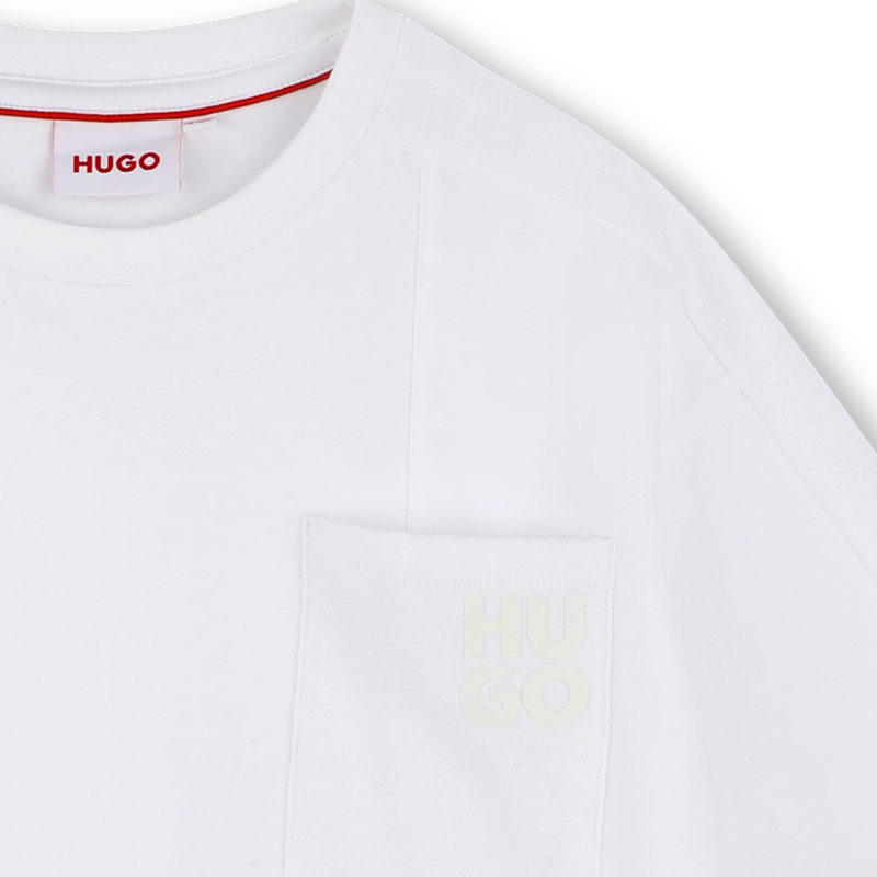 Short-sleeved cotton T-shirt HUGO 
                    BOY