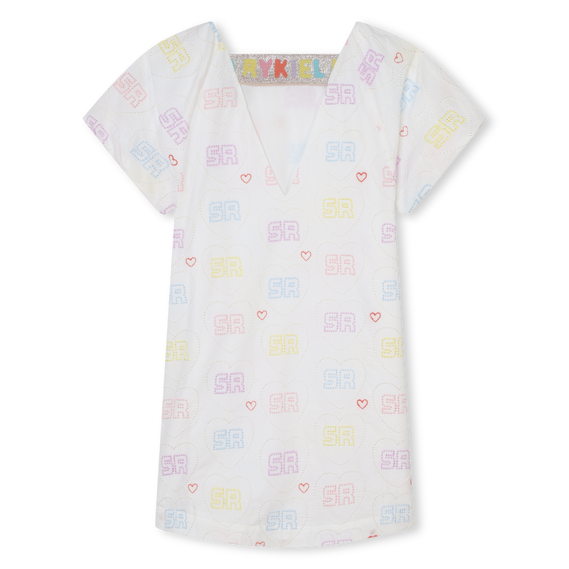 Embroidered Percale Dress SONIA RYKIEL 
                    GIRL