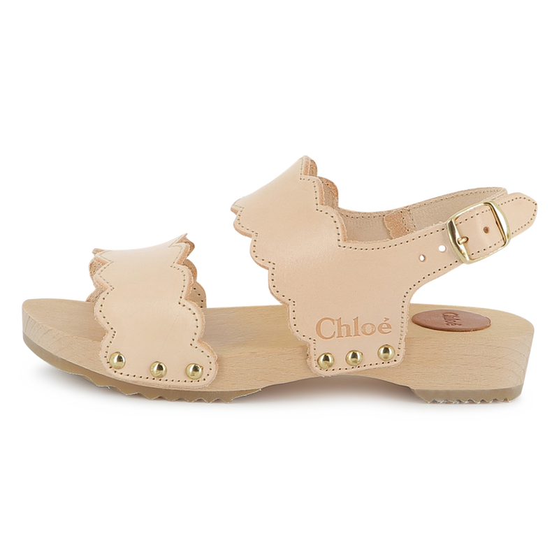 Buckled leather sandals CHLOE 
                    GIRL