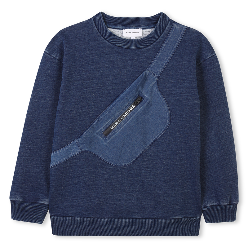 Printed fleece sweatshirt MARC JACOBS 
                        BOY