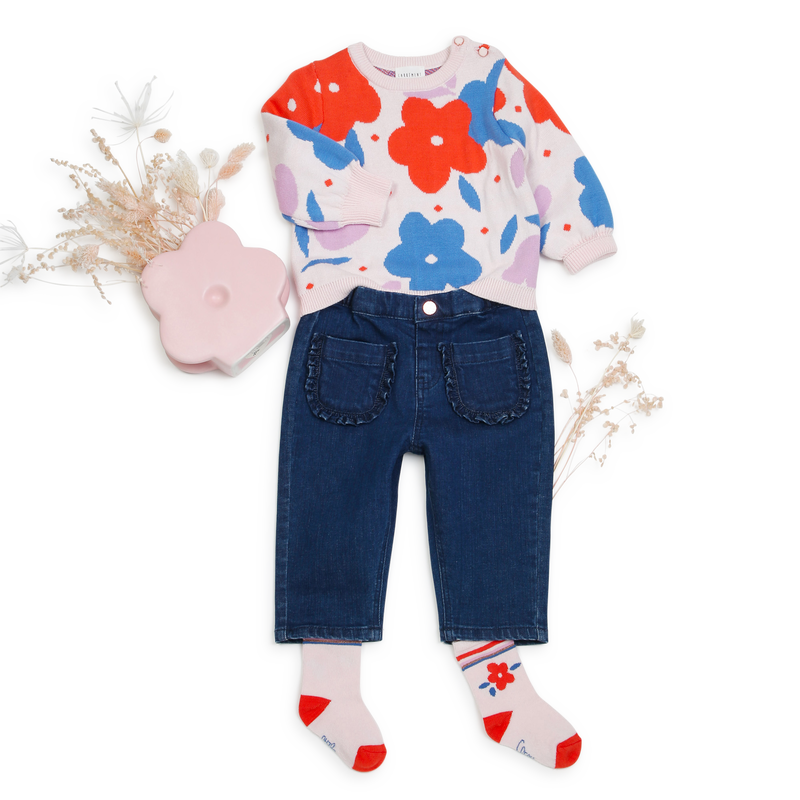 Frilled Pocket Jeans CARREMENT BEAU 
                    GIRL