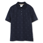 Printed straight-cut polo BOSS 
                    BOY