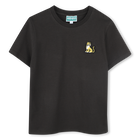 Cotton T-shirt with badge KENZO KIDS 
                    UNISEX