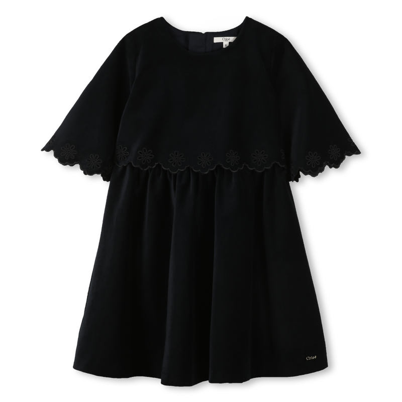 Dress with openwork flower embroidery CHLOE 
                    GIRL
