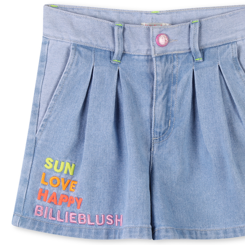 Adjustable-waist denim shorts BILLIEBLUSH 
                        GIRL