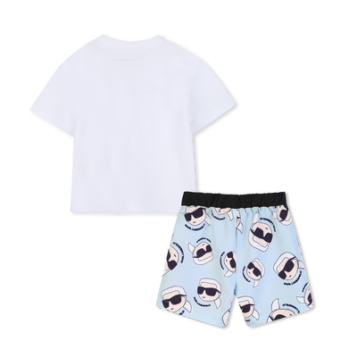 Swim Trunks Outfit Set KARL LAGERFELD KIDS BOY