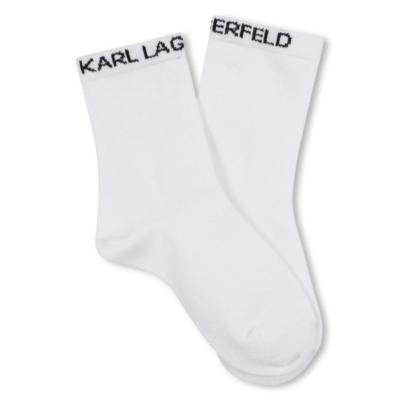 Jacquard socks KARL LAGERFELD KIDS 
                    UNISEX