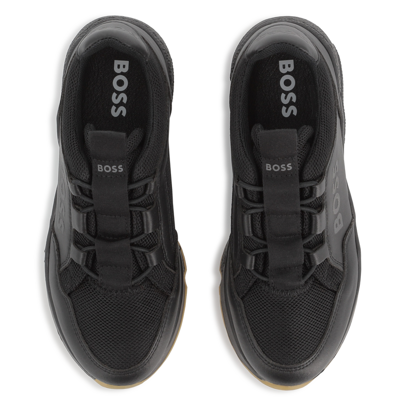 Lace-Up Elasticated Sneakers BOSS 
                        BOY