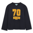 Wide-sleeved long-sleeved T-shirt KENZO KIDS 
                    BOY