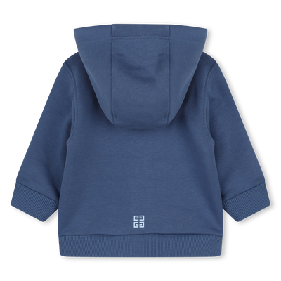 Hooded Fleece Cardigan GIVENCHY BOY