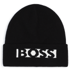 Knitted beanie, BLACK, hi-res