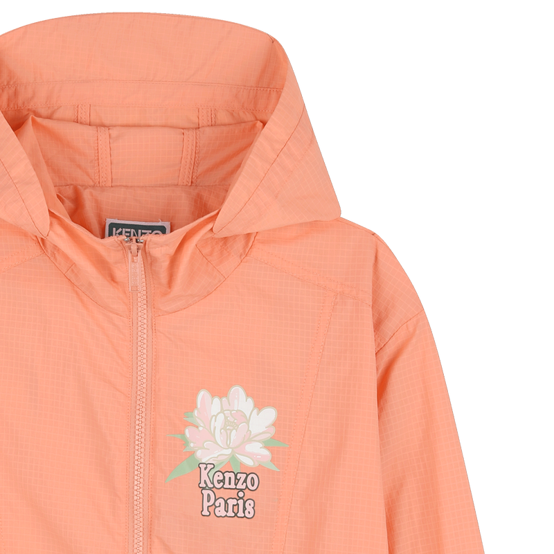 Hooded Windbreaker KENZO KIDS 
                        GIRL