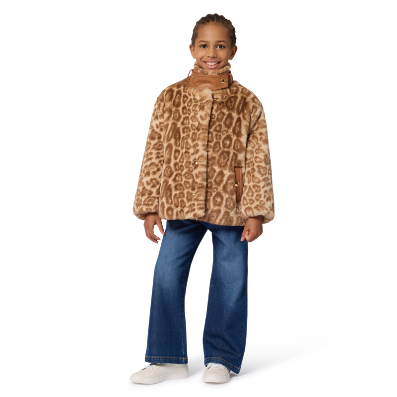 Jacket with leopard print CHLOE 
                        GIRL