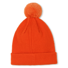 Fleece pompom knit hat TIMBERLAND 
                    BOY