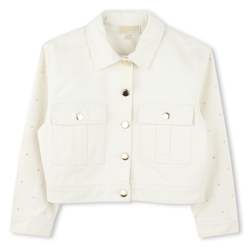 Cotton twill jacket MICHAEL KORS 
                        GIRL