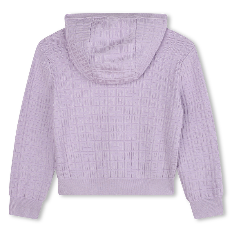 Hooded Tricot Cardigan GIVENCHY 
                    GIRL