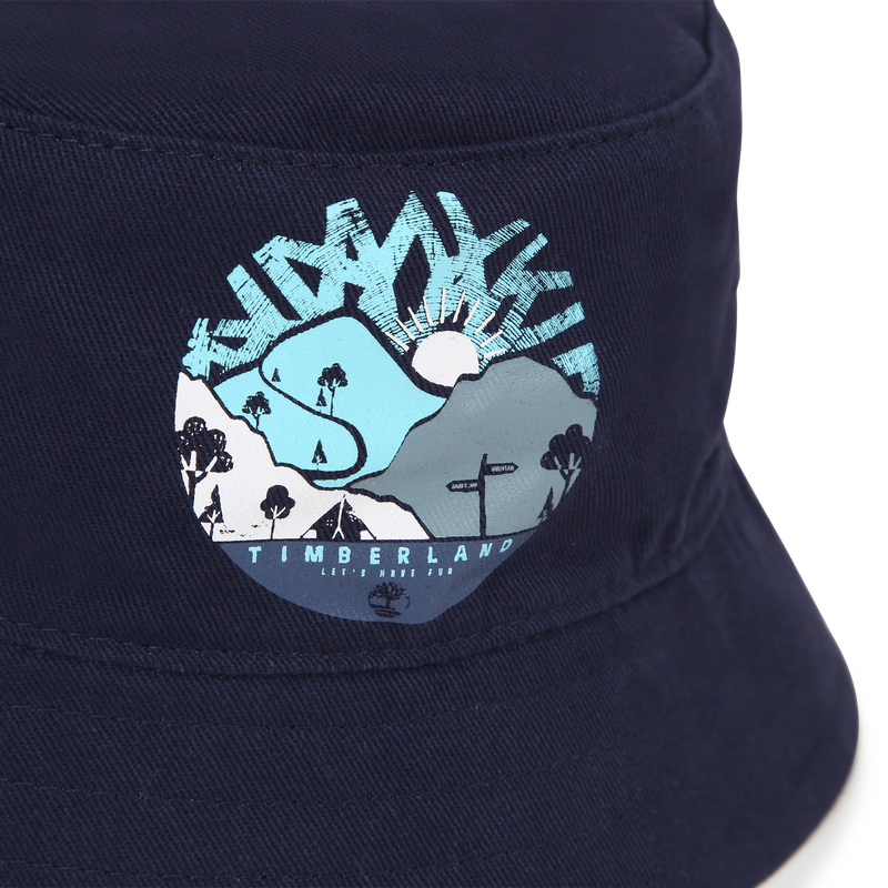 Reversible Cotton Bucket Hat TIMBERLAND 
                    BOY
