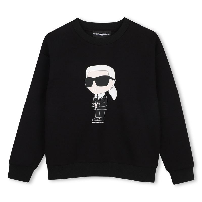 Fleece Sweatshirt KARL LAGERFELD KIDS 
                        BOY