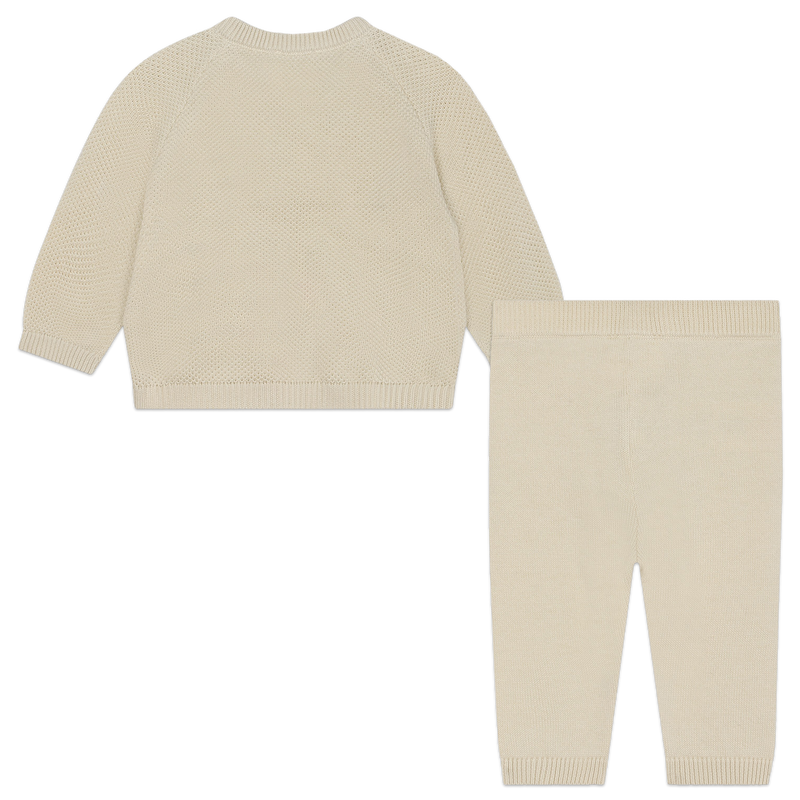 Knit cotton ensemble